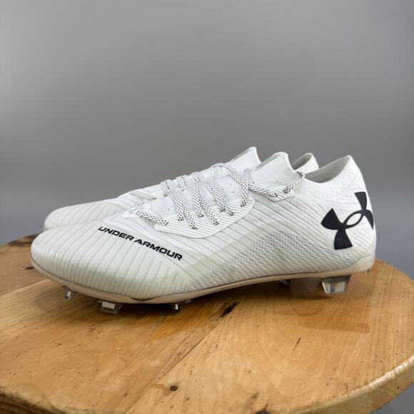 Under Armour Shadow Elite 2.0 FG Mens Size 13 Soccer Cleats White 3027239-105 - Picture 3 of 9